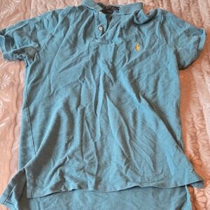 Polo by Ralph Lauren Men's Blue Polo Shirt